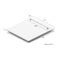 24 In. Tallac Series 3rd Rack Dishwasher With White Matte Panel And Traditional Handle, 51dba