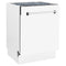 24 In. Tallac Series 3rd Rack Dishwasher With White Matte Panel And Traditional Handle, 51dba