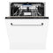 24 In. Tallac Series 3rd Rack Dishwasher With White Matte Panel And Traditional Handle, 51dba