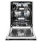 24 In. Tallac Series 3rd Rack Dishwasher With White Matte Panel And Traditional Handle, 51dba