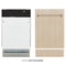 Autograph Edition 18 In. Tallac Series 3rd Rack Top Control Dishwasher In Custom Panel Ready With Champagne Bronze Handle, 51dba