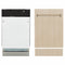 Autograph Edition 18 In. Tallac Series 3rd Rack Top Control Dishwasher In Custom Panel Ready With Champagne Bronze Handle, 51dba
