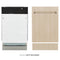Autograph Edition 18 In. Tallac Series 3rd Rack Top Control Dishwasher In Custom Panel Ready With Champagne Bronze Handle, 51dba