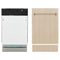 Autograph Edition 18 In. Tallac Series 3rd Rack Top Control Dishwasher In Custom Panel Ready With Champagne Bronze Handle, 51dba