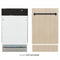 Autograph Edition 18 In. Tallac Series 3rd Rack Top Control Dishwasher In Custom Panel Ready With Matte Black Handle, 51dba