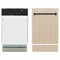 Autograph Edition 18 In. Tallac Series 3rd Rack Top Control Dishwasher In Custom Panel Ready With Matte Black Handle, 51dba