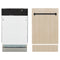 Autograph Edition 18 In. Tallac Series 3rd Rack Top Control Dishwasher In Custom Panel Ready With Matte Black Handle, 51dba