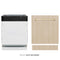 Autograph Edition 24 In. Tallac Series 3rd Rack Top Control Built-in Tall Tub Dishwasher In Custom Panel Ready With Polished Gold Handle, 51dba