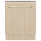 Autograph Edition 24 In. Tallac Series 3rd Rack Top Control Built-in Tall Tub Dishwasher In Custom Panel Ready With Polished Gold Handle, 51dba