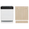 Autograph Edition 24 In. Tallac Series 3rd Rack Top Control Built-in Tall Tub Dishwasher In Custom Panel Ready With Polished Gold Handle, 51dba