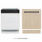 Autograph Edition 24 In. Tallac Series 3rd Rack Top Control Built-in Tall Tub Dishwasher In Custom Panel Ready With Matte Black Handle, 51dba
