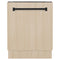 Autograph Edition 24 In. Tallac Series 3rd Rack Top Control Built-in Tall Tub Dishwasher In Custom Panel Ready With Matte Black Handle, 51dba