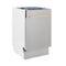 Autograph Edition 18 In. Compact 3rd Rack Top Control Dishwasher In Stainless Steel With Polished Gold Handle, 51dba