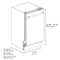 Autograph Edition 18 In. Compact 3rd Rack Top Control Dishwasher In Stainless Steel With Polished Gold Handle, 51dba
