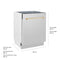 Autograph Edition 24 In. Tallac Series 3rd Rack Top Control Built-in Tall Tub Dishwasher In Stainless Steel With Polished Gold Handle, 51dba