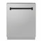 Autograph Edition 24 In. 3rd Rack Top Control Tall Tub Dishwasher In Stainless Steel With Matte Black Handle, 51dba