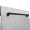 Autograph Edition 24 In. 3rd Rack Top Control Tall Tub Dishwasher In Stainless Steel With Matte Black Handle, 51dba