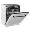 Autograph Edition 24 In. 3rd Rack Top Control Tall Tub Dishwasher In Stainless Steel With Matte Black Handle, 51dba