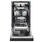 Autograph Edition 18 In. Compact 3rd Rack Top Control Dishwasher In Black Stainless Steel With Polished Gold Accent Handle, 51dba