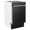 Autograph Edition 18 In. Compact 3rd Rack Top Control Dishwasher In Black Stainless Steel With Polished Gold Accent Handle, 51dba