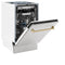 Autograph Edition 18 In. Tallac Series 3rd Rack Top Control Built-in Dishwasher With Satin Stainless Steel Panel And Champagne Bronze Handle, 51dba