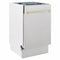 Autograph Edition 18 In. Tallac Series 3rd Rack Top Control Built-in Dishwasher With Satin Stainless Steel Panel And Polished Gold Handle, 51dba