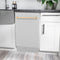 Autograph Edition 18 In. Tallac Series 3rd Rack Top Control Built-in Dishwasher With Satin Stainless Steel Panel And Polished Gold Handle, 51dba