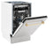 Autograph Edition 18 In. Tallac Series 3rd Rack Top Control Built-in Dishwasher With Satin Stainless Steel Panel And Polished Gold Handle, 51dba