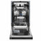 Autograph Edition 18 In. Tallac Series 3rd Rack Top Control Built-in Dishwasher With Satin Stainless Steel Panel And Matte Black Handle, 51dba