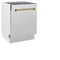 Autograph Edition 24 In. Tallac Series 3rd Rack Top Control Built-in Tall Tub Dishwasher With Satin Stainless Steel Panel And Champagne Bronze Handle, 51dba