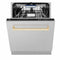 Autograph Edition 24 In. Tallac Series 3rd Rack Top Control Built-in Tall Tub Dishwasher With Satin Stainless Steel Panel And Polished Gold Handle, 51dba