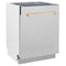 Autograph Edition 24 In. Tallac Series 3rd Rack Top Control Built-in Tall Tub Dishwasher With Satin Stainless Steel Panel And Polished Gold Handle, 51dba