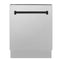 Autograph Edition 24 In. Tallac Series 3rd Rack Top Control Built-in Tall Tub Dishwasher With Satin Stainless Steel Panel And Matte Black Handle, 51dba