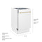 Autograph Edition 18 In. Compact 3rd Rack Top Control Dishwasher In White Matte With Polished Gold Accent Handle, 51dba
