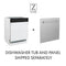 Autograph Edition 18 In. Compact 3rd Rack Top Control Dishwasher In White Matte With Polished Gold Accent Handle, 51dba