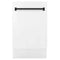 Autograph Edition 18 In. Compact 3rd Rack Top Control Dishwasher In White Matte With Matte Black Accent Handle, 51dba