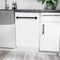 Autograph Edition 18 In. Compact 3rd Rack Top Control Dishwasher In White Matte With Matte Black Accent Handle, 51dba