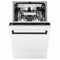 Autograph Edition 18 In. Compact 3rd Rack Top Control Dishwasher In White Matte With Matte Black Accent Handle, 51dba