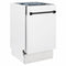 Autograph Edition 18 In. Compact 3rd Rack Top Control Dishwasher In White Matte With Matte Black Accent Handle, 51dba