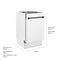 Autograph Edition 18 In. Compact 3rd Rack Top Control Dishwasher In White Matte With Matte Black Accent Handle, 51dba