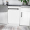 Autograph Edition 18 In. Compact 3rd Rack Top Control Dishwasher In White Matte With Matte Black Accent Handle, 51dba