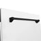 Autograph Edition 24 In. 3rd Rack Top Control Tall Tub Dishwasher In White Matte With Matte Black Accent Handle, 51dba