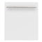 24 In. Top Control Dishwasher With White Matte Panel And Modern Style Handle, 52dba