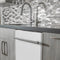 24 In. Top Control Dishwasher With White Matte Panel And Modern Style Handle, 52dba