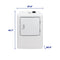 Element 6.7 Cu. Ft. Electric Dryer - White (EATDE2767CW)