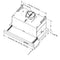 BROAN ELITE 400 MAX CFM 30" SLIDE OUT