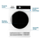 4.0 cu. ft. Front Load Electric Dryer