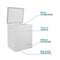 5.0 Cu. Ft. Chest Freezer