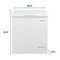 Element 5.0 cu. ft. Chest Freezer - White (ECF50MD2EW)