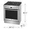 30" Front Control Freestanding Gas Range